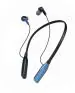 SOFTY IN-EAR BLUETOOTH NECKBAND WITH MIC, 48 HOURS PLAYTIME, 20MM DRIVER, CLEAR CALLS, SUNG-FIT, TYPE-C CHARGING, IPX4 WIRELESS NECKBAND SW-09 TONES - BLUE
