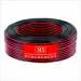 MX High Performance Red & Black Speaker cable 40 WIRE = 18 AWG - 50 meters Coil - Premium Speaker Wires for Home Theater Systems, Speakers, Vehicles, Car Audio, Amplifiers, Hi-Fis, Receivers (MX-3977)
