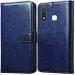 xvx Flip Cover for Vivo Y19 / Vivo U3 / Vivo U20 (Blue, Dual Protection, Pack of: 1)