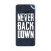 GADGETSWRAP Printed Vinyl Skin Sticker for Oneplus 7T - never-back-down