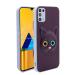 Lejaao Oppp Reno 5 Purple Faux Leather, Silicone Mobile Back Cover