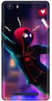 aadia Gionee Marathon M5 Lite Matte Vinyl Spiderman Printed Mobile Skin Sticker with Scratch Resistant Lamination