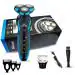 Noymi ET-100 Shaver and Trimmer for Men Light Weight and Long battery Life (Blue)
