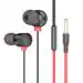 AMS 139 Wired in-Ear Earphones with Mic, 3.5mm Audio Jack, Magentic Earphone, Instant Voice Assist.,Ultra Deep Bass & Metal Sound Chamber (Black)