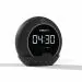 Xech Bluetooth Speaker Wireless with Alarm Clock Phone Stand and Pen Holder Portable Mini Bedside & Desktop Speakers Valentine Gifts Ideas (Ellipse) (Black)
