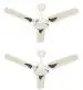 Candes 900mm 3 Blade Ceiling Fan, Ivory (Pack Of 2)