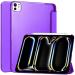 ProElite Case Cover for Apple iPad Pro 11 inch M4 2024 Cover, Smart Flip Case for Apple iPad Pro 11 inch M4 2024, Translucent back, Purple