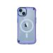 AIBEX Slim Apple iPhone 14 Plus Case Purple Metal Bumper with Clear MagSafe Ring Back Tough Heavy Duty Protection Shockproof Protective Phone Cover Designed for Apple iPhone 14 Plus (6.7