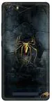 instyler Gionee Marathon M5 Lite Matte Vinyl Spider Printed Mobile Skin Sticker with Scratch Resistant Lamination