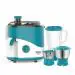 Maharaja Whiteline Odacio Prime 3 Jar Juicer Mixer Grinder (550 Watts, Turquoise Blue And White)