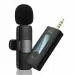 D & Y - K-35 Wireless Collar Microphone Lapel Lavalier Omnidirectional Mic Plug and Play Mike
