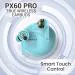 Maxx PX60 Pro Latest True Wireless Quad Driver Earbuds with Quick Connect,Upto 50Hrs Playtime,ASAP Charge 10 Min Use 180 Mins,IPX5,BT v5.3 (Powder Blue)