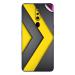 GADGETSWRAP Printed Vinyl Skin Sticker for Oppo F11 Pro - Grey Yellow Striped