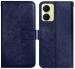 AmericHome Oppo A17, CPH2477 Green, Blue Artificial Leather Mobile Flip Cover