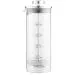 Instacuppa Manual Milk Frother With Borosilicate Glass Measurement Markings 450 ml, Transparent