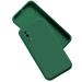 A rtistque Liquid TPU Silicone Matte Shockproof Flexible with Camera Protection Soft Back Cover Case for VIVO IQOO Z3 5G- Dark Green