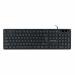 Live Tech Black Dean Round Keycap USB 104 Keys Wired Keyboard (B08WPPF2Q4)