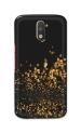 Tweakymod Printed Glitter bling Back Cover for MOTO G4 PLUS