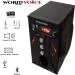 World Voice Black Stereo Channel 160 W Bluetooth Home Audio Speaker