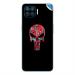 GADGETSWRAP Printed Vinyl Skin Sticker for Oppo F17 Pro - Punisher Skull Guns