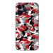 GADGETSWRAP Premium Material Skin Vinyl Decal Sticker Compatible With iPhone 15 Pro Max - Red Camo