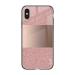 Qrioh Rose Gold Metallic Glass case for Apple iPhone X