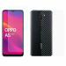 Kite Digital Oppo A5 (2020) Back Screen Protective Film Carbon Fiber Skin Transparent Screen Guard Sticker & Premium Tempered Glass Screen Protector