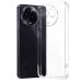 Coverage Rubber Back Cover for Realme RMX3782 / Realme 60x - Transparent