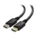 Technotech Displayport Dp To Dp Display Port Cable 1.8mtr for Monitor, Personal Computer, Laptop, Projector