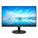 Philips 222V8LA 22 Inch (55.88 Cm) 1920 x 1080 Pixels, VA Panel LCD Monitor with LED Backlight, Built-in Speakers, Displayport/HDMI/VGA Connectivity, Full HD, 75 Hz Refresh Rate, Flicker Free Black