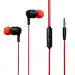 Hitech Extra Bass Stereo Earphone / headphone ( Red & Black )