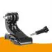 HIFFIN J Hook Buckle Mount for Vertical Surface, Compatible for All GoPro Max/GoPro Hero 8 7 6 5 4 3+ 3 HD and Other Camera - Black