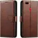 Tingtong Flip Cover for Oppo A5, Realme U1, Oppo F9, Oppo F9 Pro, Oppo A12, Oppo A5s, Oppo A7, Oppo A11k, Realme 2, Realme 2 Pro | Magnetic Closurer| PU Leather Magnetic Wallet Back Cover Case (Brown)