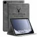 ProElite Cover for Samsung Galaxy Tab A9 Plus 11 inch Cover Case, Deer Flip case Cover for Samsung Galaxy Tab A9+ 11 inch, Grey