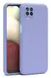 U&E Purple Silicone Back Cover For Samsung F22