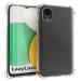 Fastship Soft Bumper Back Case with Cushioned Edges with color button Shockproof Back Cover for SAMSUNG Galaxy A04 Core - Transparent