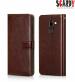 SCARDY NOKIA 7 PLUS BACK COVER / LEATHER FLIP COVER / BROWN COLOR