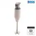 Boss E112 Portable Hand Blender with 2 blades and Chutney attachment, 160 Watt, Grey