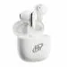 HY ElitePods Mini TWS Earbuds Bluetooth Wireless v5.5, Half in Ear Earbuds Design, 40H Playtime, Quick C-Type Charging, Dual Mic, IPX4, 13mm Drivers, IPX4 Rating Earphones [White]