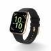 Pebble Pace Pro SpO2 Full Touch 1.7 inch 3D Curved Display Smart Watch Metal Body, 7 Days Battery Life with 24*7 Heart Rate monitoring, IP68, Blood Oxygen, Fitness, Sports & Sleep Tracking - Golden Black