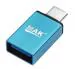 MMAK Blue Type C Otg For Attach Pendrive, Card Reader For Mobile Phone, Tablet