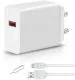 Badger Wall Charger Accessory Combo for Realme C25Y,Realme C25_Y Fast Charger like Realme Original Power Adapter Cable (White)