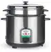 Divya 2.8L, 1000W Stainless Steel Electric Rice Cooker And Steamer, Silver
