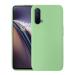 LIRAMARK Liquid Silicone Soft Back Cover Case for OnePlus Nord CE (Mint Green)