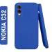 Knotyy Nokia C32 Blue Back Cover