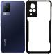 CarryWrap Back Cover for Vivo V21 5g, Vivo V21 (Black, Transparent, Grip Case, Pack of: 1)