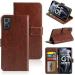 Frazil Vintage Leather Finish Flip Cover for Realme GT Neo 2, Realme GT 2 | Inside Pockets & Inbuilt Stand | Wallet Style Back Case | Magnet Closure (Brown)