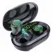 Edyell C5s Bluetooth 5.0 Black Wireless Waterproof Earbuds with Charging Case