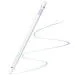 Miracase iPad Pro 12.9, 11, 10.5, 9.7 Inch, Air 5, 4, 3, 2, 1, iPad 9, 8, 7, 6, 5, 4, 3, 2, Mini 6, 5, 4, 3, 2, 1 White Aluminium Stylus Pen
