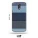 Tweakymod Printed Blue Pattern Back Cover For Moto G4 Plus